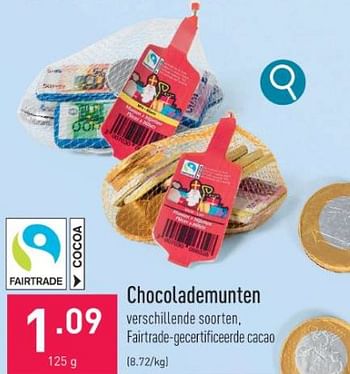 Promoties Chocolademunten - Huismerk - Aldi - Geldig van 30/10/2023 tot 10/11/2023 bij Aldi