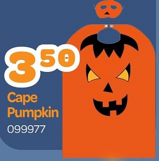 Promoties Cape pumpkin - Huismerk - Happyland - Geldig van 02/10/2023 tot 04/11/2023 bij Happyland