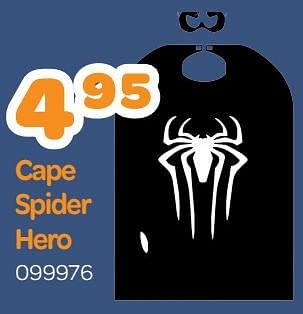 Promoties Cape spider hero - Huismerk - Happyland - Geldig van 02/10/2023 tot 04/11/2023 bij Happyland