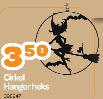 Promoties Cirkel hanger heks - Huismerk - Happyland - Geldig van 02/10/2023 tot 04/11/2023 bij Happyland