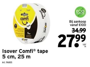 Promoties Isover comfi tape - Isover - Geldig van 27/09/2023 tot 07/11/2023 bij Gamma