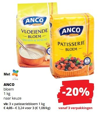 Promoties Anco patisseriebloem - Anco - Geldig van 19/10/2023 tot 01/11/2023 bij Spar (Colruytgroup)