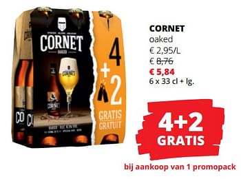 Promoties Cornet oaked - Cornet  - Geldig van 19/10/2023 tot 01/11/2023 bij Spar (Colruytgroup)