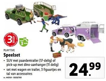 Promoties Speelset - Playtive - Geldig van 02/11/2023 tot 07/11/2023 bij Lidl