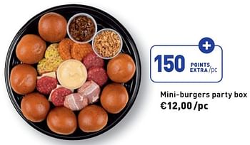 Promotions Mini-burgers party box - Produit maison - Renmans - Valide de 27/10/2023 à 02/11/2023 chez Renmans