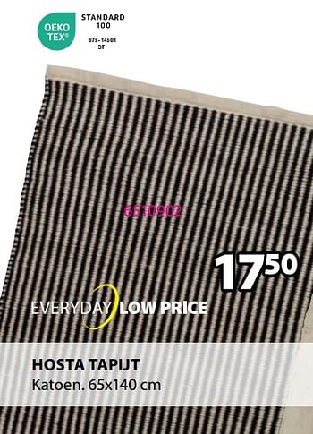 Promoties Hosta tapijt - Huismerk - Jysk - Geldig van 30/10/2023 tot 26/11/2023 bij Jysk
