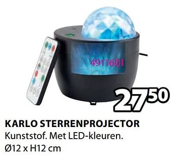 Promoties Karlo sterrenprojector - Huismerk - Jysk - Geldig van 30/10/2023 tot 26/11/2023 bij Jysk