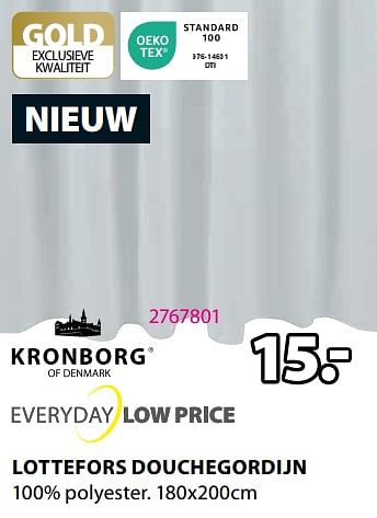 Promoties Lottefors douchegordijn - Kronborg - Geldig van 30/10/2023 tot 26/11/2023 bij Jysk
