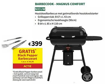 Promoties Barbecook - magnus comfort - Barbecook - Geldig van 25/10/2023 tot 05/11/2023 bij Horta