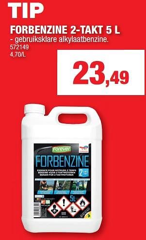 Promoties Forbenzine 2-takt - Forever - Geldig van 25/10/2023 tot 05/11/2023 bij Hubo