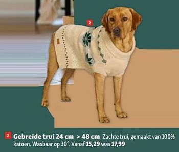 Promoties Gebreide trui - Huismerk - Maxi Zoo - Geldig van 02/11/2023 tot 06/11/2023 bij Maxi Zoo