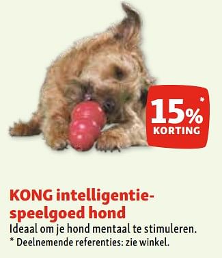 Promoties Kong intelligentiespeelgoed hond 15% korting - Kong - Geldig van 02/11/2023 tot 06/11/2023 bij Maxi Zoo
