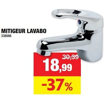 Promotions Mitigeur lavabo rimini - AquaTrends - Valide de 25/10/2023 à 05/11/2023 chez Hubo