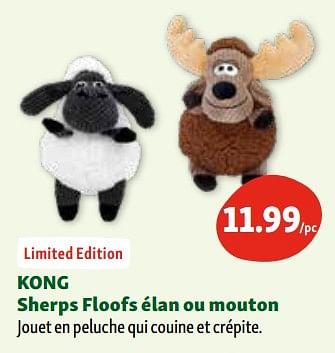 Promotions Kong sherps floofs élan ou mouton - Kong - Valide de 02/11/2023 à 06/11/2023 chez Maxi Zoo