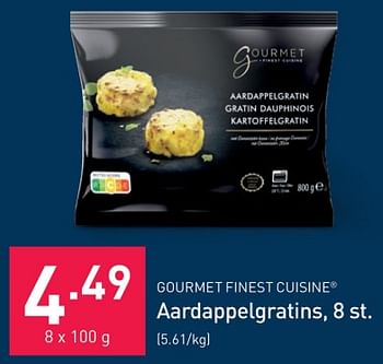 Promoties Aardappelgratins - Gourmet Finest Cuisine - Geldig van 25/10/2023 tot 31/12/2023 bij Aldi
