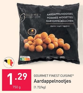 Promoties Aardappelnootjes - Gourmet Finest Cuisine - Geldig van 25/10/2023 tot 31/12/2023 bij Aldi