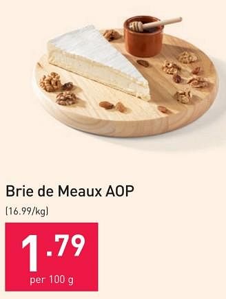 Promoties Brie de meaux aop - Huismerk - Aldi - Geldig van 25/10/2023 tot 31/12/2023 bij Aldi