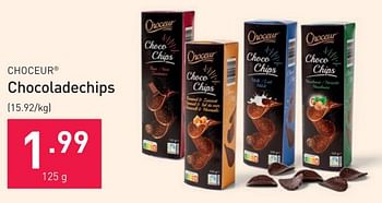 Promoties Chocoladechips - Choceur - Geldig van 25/10/2023 tot 31/12/2023 bij Aldi
