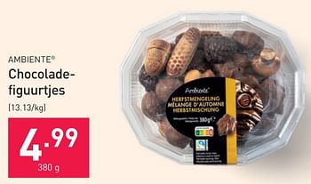 Promoties Chocoladefiguurtjes - Ambiente - Geldig van 25/10/2023 tot 31/12/2023 bij Aldi