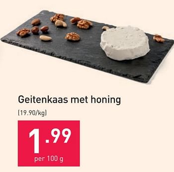 Promoties Geitenkaas met honing - Huismerk - Aldi - Geldig van 25/10/2023 tot 31/12/2023 bij Aldi