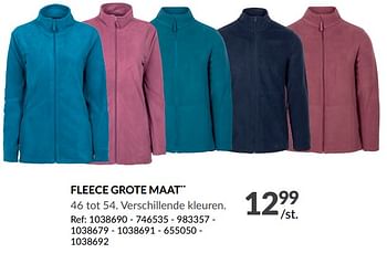 Promoties Fleece grote maat - Huismerk - Fun - Geldig van 02/11/2023 tot 06/11/2023 bij Fun
