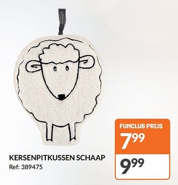 Promoties Kersenpitkussen schaap - Huismerk - Fun - Geldig van 02/11/2023 tot 06/11/2023 bij Fun