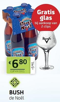 Promoties Bush de noël - Bush - Geldig van 27/10/2023 tot 09/11/2023 bij BelBev