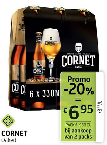 Promoties Cornet oaked - Cornet  - Geldig van 27/10/2023 tot 09/11/2023 bij BelBev