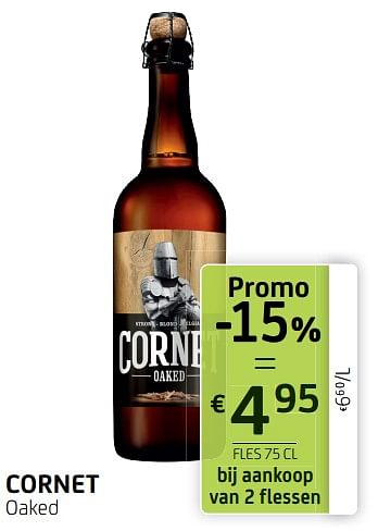 Promoties Cornet oaked - Cornet  - Geldig van 27/10/2023 tot 09/11/2023 bij BelBev