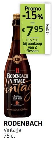 Promoties Rodenbach vintage - Rodenbach - Geldig van 27/10/2023 tot 09/11/2023 bij BelBev
