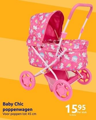 Promoties Baby chic poppenwagen - Huismerk - Action - Geldig van 01/11/2023 tot 07/11/2023 bij Action