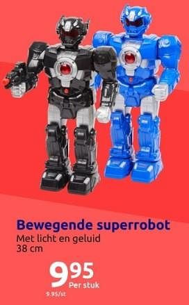 Promoties Bewegende superrobot - Huismerk - Action - Geldig van 01/11/2023 tot 07/11/2023 bij Action
