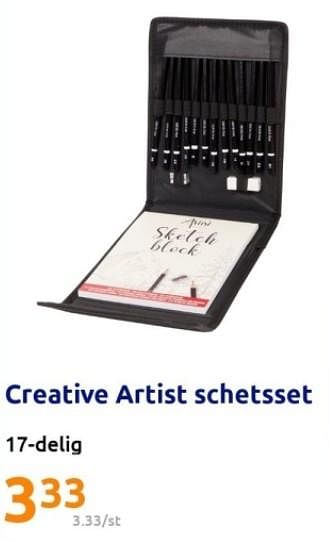 Promoties Creative artist schetsset - Creative Artist  - Geldig van 01/11/2023 tot 07/11/2023 bij Action