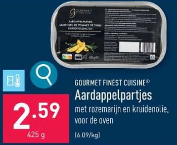 Promoties Aardappelpartjes - Gourmet Finest Cuisine - Geldig van 06/11/2023 tot 17/11/2023 bij Aldi