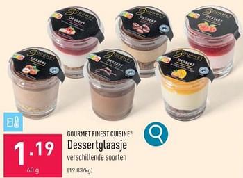 Promoties Dessertglaasje - Gourmet Finest Cuisine - Geldig van 06/11/2023 tot 17/11/2023 bij Aldi