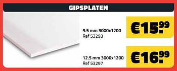 Promoties Gipsplaten - Huismerk - Bouwcenter Frans Vlaeminck - Geldig van 03/11/2023 tot 30/11/2023 bij Bouwcenter Frans Vlaeminck