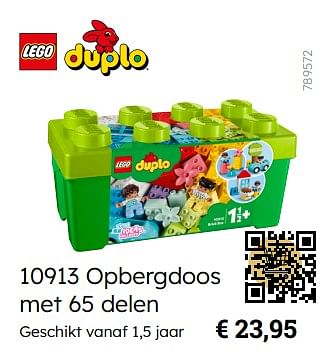 Promoties 10913 opbergdoos met 65 delen - Lego - Geldig van 01/10/2023 tot 05/12/2023 bij Multi Bazar