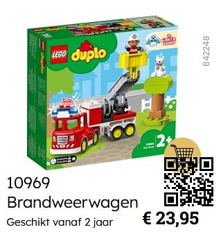 Promoties 10969 brandweerwagen - Lego - Geldig van 01/10/2023 tot 05/12/2023 bij Multi Bazar