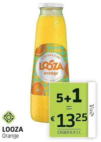 Promotions Looza orange - Looza - Valide de 27/10/2023 à 09/11/2023 chez BelBev
