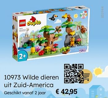 Promotions 10973 wilde dieren uit zuid-america - Lego - Valide de 01/10/2023 à 05/12/2023 chez Multi Bazar