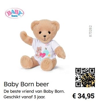 Promoties Baby born beer - Baby Born - Geldig van 01/10/2023 tot 05/12/2023 bij Multi Bazar