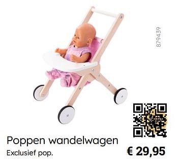 Promoties Poppen wandelwagen - Huismerk - Multi Bazar - Geldig van 01/10/2023 tot 05/12/2023 bij Multi Bazar