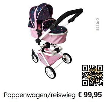Promoties Poppenwagen-reiswieg - Huismerk - Multi Bazar - Geldig van 01/10/2023 tot 05/12/2023 bij Multi Bazar