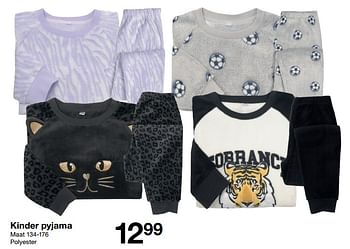 Promoties Kinder pyjama - Huismerk - Zeeman  - Geldig van 04/11/2023 tot 10/11/2023 bij Zeeman
