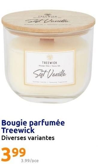 Promotions Bougie parfumée treewic - Produit Maison - Action - Valide de 01/11/2023 à 07/11/2023 chez Action