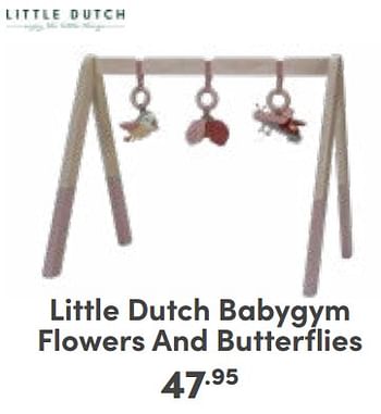 Promoties Little dutch babygym flowers and butterflies - Little Dutch - Geldig van 05/11/2023 tot 11/11/2023 bij Baby & Tiener Megastore
