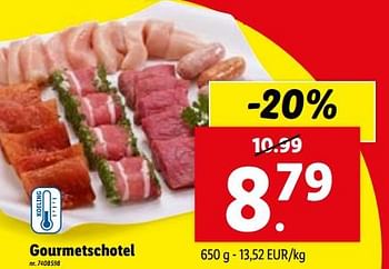 Promoties Gourmetschotel - Huismerk - Lidl - Geldig van 08/11/2023 tot 14/11/2023 bij Lidl