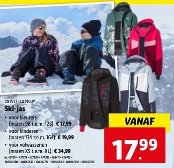 Promoties Ski-jas - Crivit - Geldig van 08/11/2023 tot 14/11/2023 bij Lidl