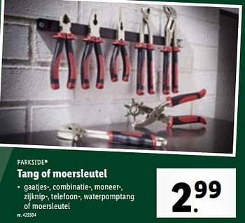 Promoties Tang of moersleutel - Parkside - Geldig van 08/11/2023 tot 14/11/2023 bij Lidl