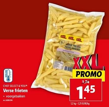 Promoties Verse frieten - Chef select & you - Geldig van 08/11/2023 tot 14/11/2023 bij Lidl